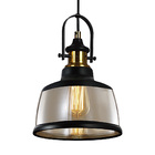Lustre Pendente Blumenau Vintage Soho Âmbar/preto E27 Bivolt