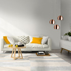 Lustre Pendente Bola Média Alumínio 23cm New Cobre