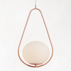Lustre Pendente Bravalumi Fallen Globo E27 Bivolt