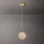 Lustre Pendente Bravalumi Luna Globo E27 Bivolt