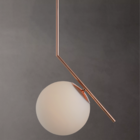 Lustre Pendente Bravalumi Luna Globo E27 Bivolt