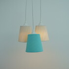 Lustre Pendente Cacho Bege E Piquet Tiffany