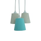 Lustre Pendente Cacho Bege E Piquet Tiffany
