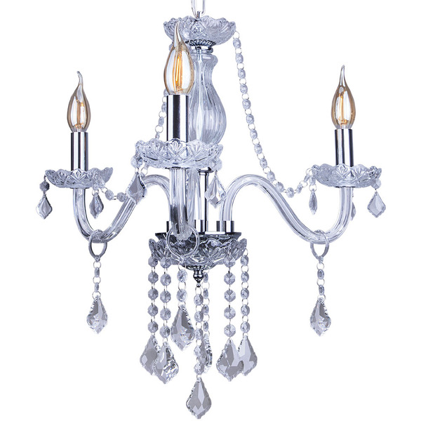 Lustre Pendente Candelabro France Nice 3 Lâmpadas E14 Bivolt
