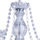 Lustre Pendente Candelabro Para Sala France Nice 5 Lâmpadas E