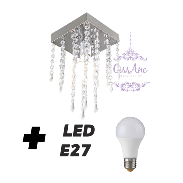 Lustre Pendente Cascata Para Sala Quarto Com Lampada Inclusa