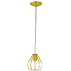 Lustre Pendente Cebola Aramado Dourado Maravilhoso