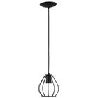 Lustre Pendente Cebola Aramado Preto Maravilhoso