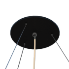 Lustre Pendente Cilíndrico 60x22cm Em Madeira Preto Ou Branco