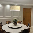 Lustre Pendente Cilíndrico Com Desvio De Centro Md-4151 Cúpul