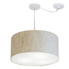 Lustre Pendente Cilíndrico Com Desvio De Centro Vivare Md-415