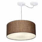 Lustre Pendente Cilíndrico Com Desvio De Centro Vivare Md-415