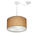 Lustre Pendente Cilíndrico Com Desvio De Centro Vivare Md-416