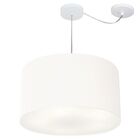 Lustre Pendente Cilíndrico Com Desvio De Centro Vivare Md-416