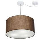 Lustre Pendente Cilíndrico Com Desvio De Centro Vivare Md-416