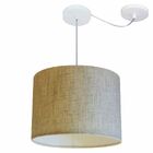 Lustre Pendente Cilíndrico Com Desvio De Centro Vivare Md-422