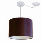 Lustre Pendente Cilíndrico Com Desvio De Centro Vivare Md-422