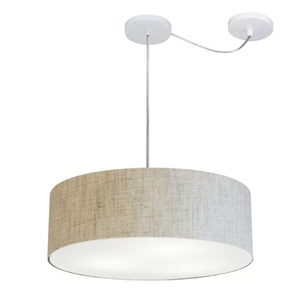 Lustre Pendente Cilíndrico Com Desvio De Centro Vivare Md-422