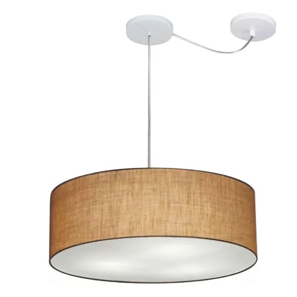 Lustre Pendente Cilíndrico Com Desvio De Centro Vivare Md-422