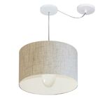 Lustre Pendente Cilíndrico Com Desvio De Centro Vivare Md-422