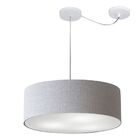 Lustre Pendente Cilíndrico Com Desvio De Centro Vivare Md-422