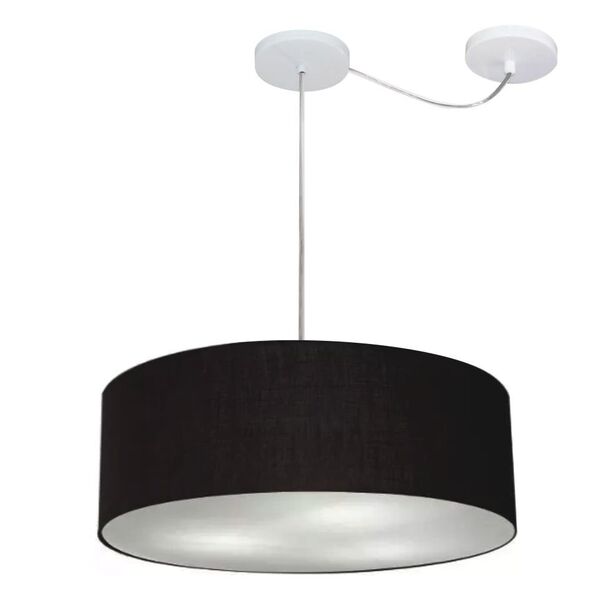 Lustre Pendente Cilíndrico Com Desvio De Centro Vivare Md-422