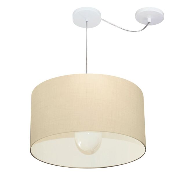 Lustre Pendente Cilíndrico Com Desvio De Centro Vivare Md-422