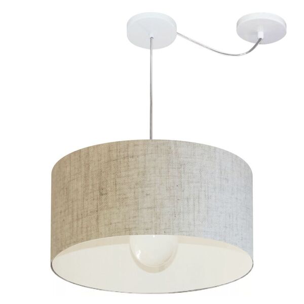 Lustre Pendente Cilíndrico Com Desvio De Centro Vivare Md-422