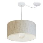 Lustre Pendente Cilíndrico Com Desvio De Centro Vivare Md-422