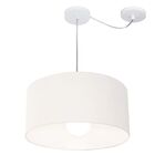 Lustre Pendente Cilíndrico Com Desvio De Centro Vivare Md-422