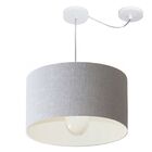 Lustre Pendente Cilíndrico Com Desvio De Centro Vivare Md-422