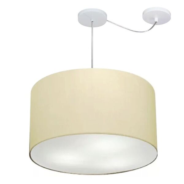 Lustre Pendente Cilíndrico Com Desvio De Centro Vivare Md-423