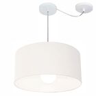 Lustre Pendente Cilíndrico Com Desvio De Centro Vivare Md-423