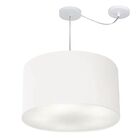 Lustre Pendente Cilíndrico Com Desvio De Centro Vivare Md-423