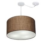Lustre Pendente Cilíndrico Com Desvio De Centro Vivare Md-423