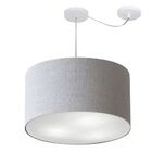Lustre Pendente Cilíndrico Com Desvio De Centro Vivare Md-423