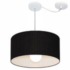 Lustre Pendente Cilíndrico Com Desvio De Centro Vivare Md-423