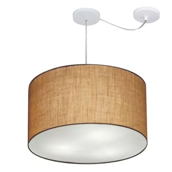 Lustre Pendente Cilíndrico Com Desvio De Centro Vivare Md-423