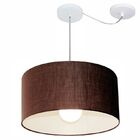 Lustre Pendente Cilíndrico Com Desvio De Centro Vivare Md-423