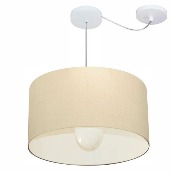 Lustre Pendente Cilíndrico Com Desvio De Centro Vivare Md-423