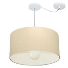 Lustre Pendente Cilíndrico Com Desvio De Centro Vivare Md-423