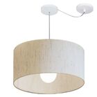 Lustre Pendente Cilíndrico Com Desvio De Centro Vivare Md-423