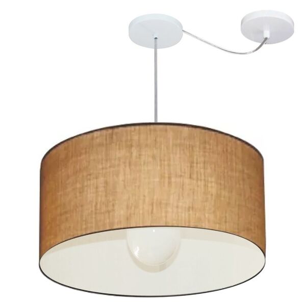 Lustre Pendente Cilíndrico Com Desvio De Centro Vivare Md-423