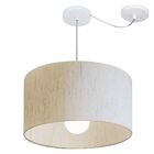 Lustre Pendente Cilíndrico Com Desvio De Centro Vivare Md-423