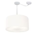 Lustre Pendente Cilíndrico Com Desvio De Centro Vivare Md-423