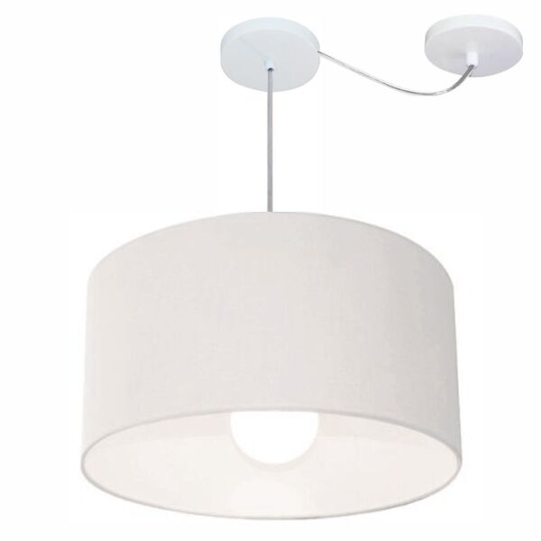 Lustre Pendente Cilíndrico Com Desvio De Centro Vivare Md-423
