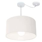 Lustre Pendente Cilíndrico Com Desvio De Centro Vivare Md-423