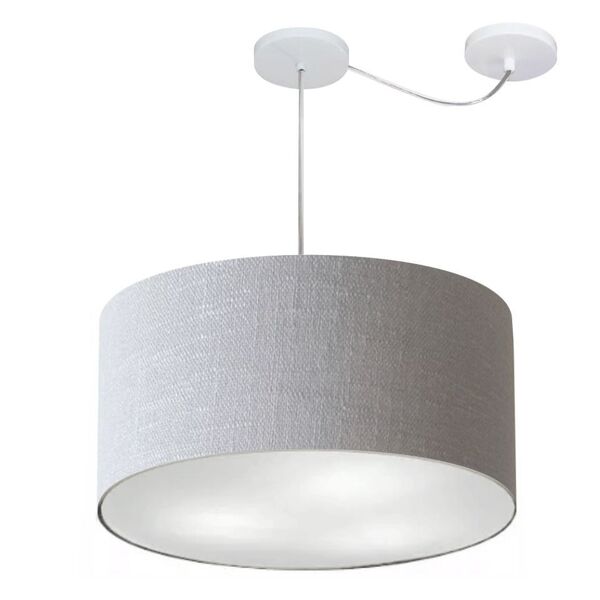 Lustre Pendente Cilíndrico Com Desvio De Centro Vivare Md-423