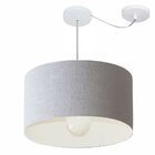 Lustre Pendente Cilíndrico Com Desvio De Centro Vivare Md-423