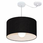 Lustre Pendente Cilíndrico Com Desvio De Centro Vivare Md-423